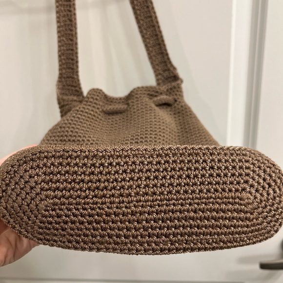 The Sak Tan Crochet Crossbody Hobo Bag - Picture 4 of 6